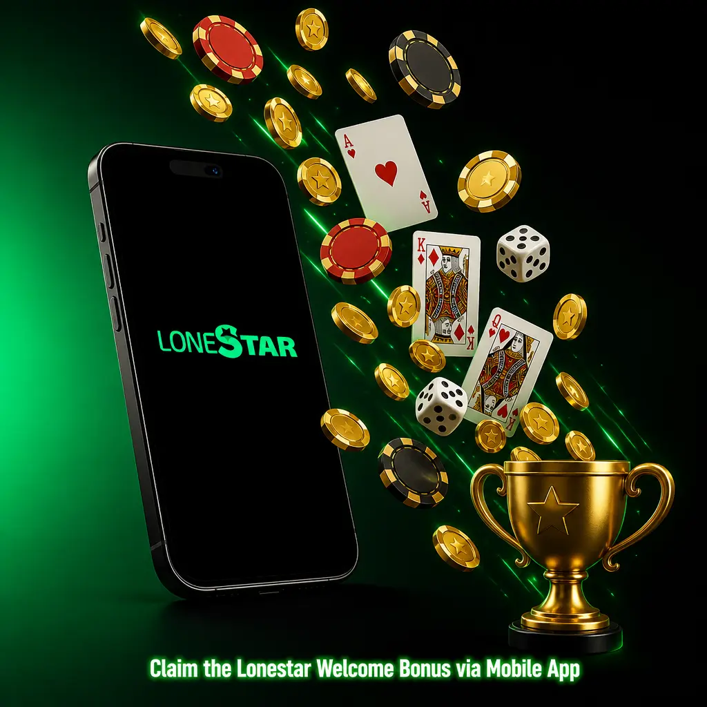 Claim the Lonestar Welcome Bonus via Mobile App