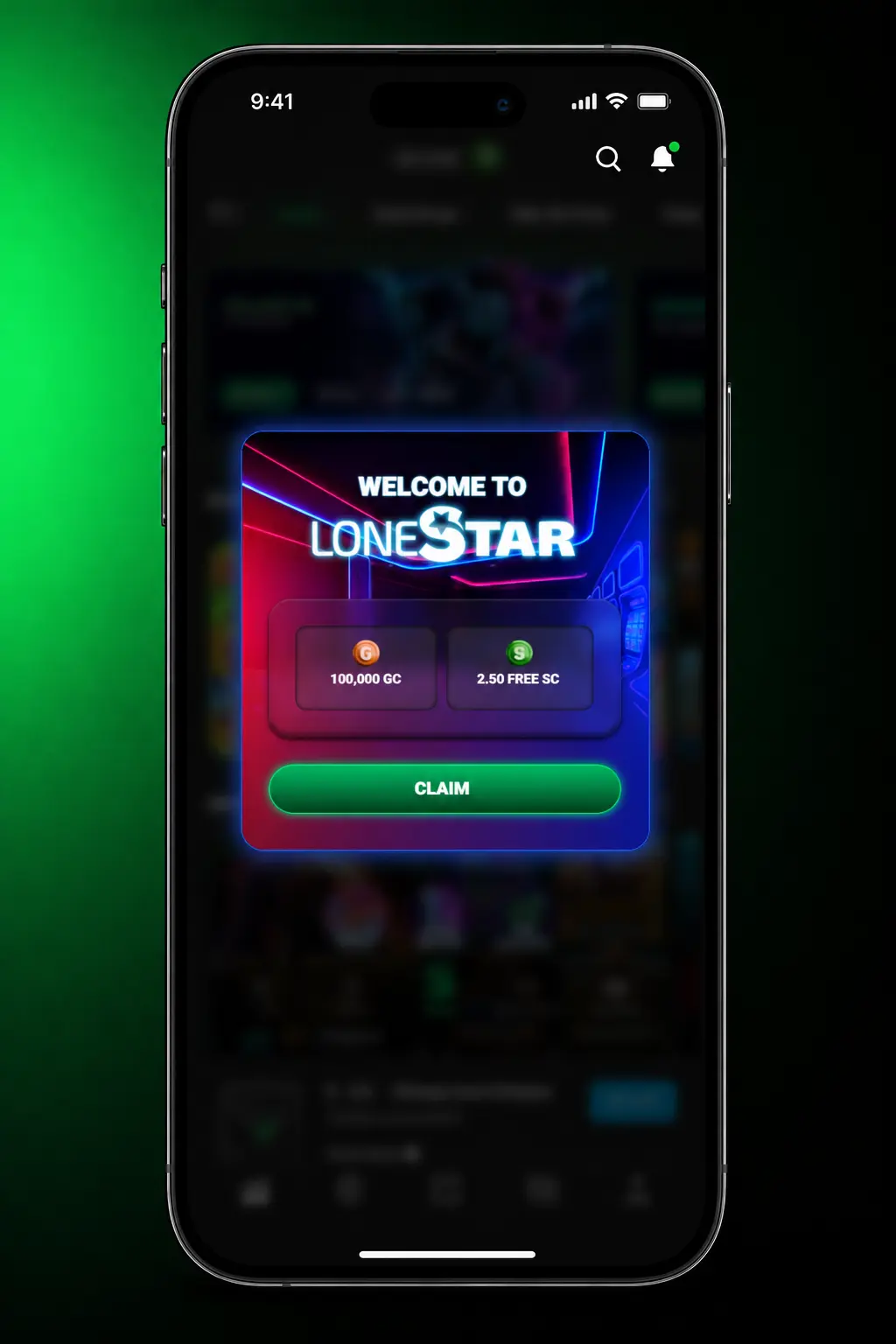 How to Claim the Lonestar Welcome Bonus - Step 3