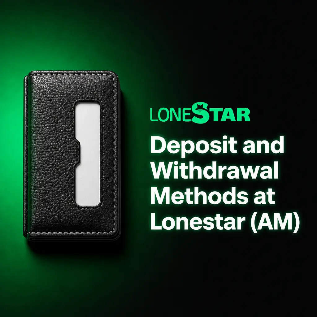 Deposit and Withdrawal Methods at Lonestar (AM)