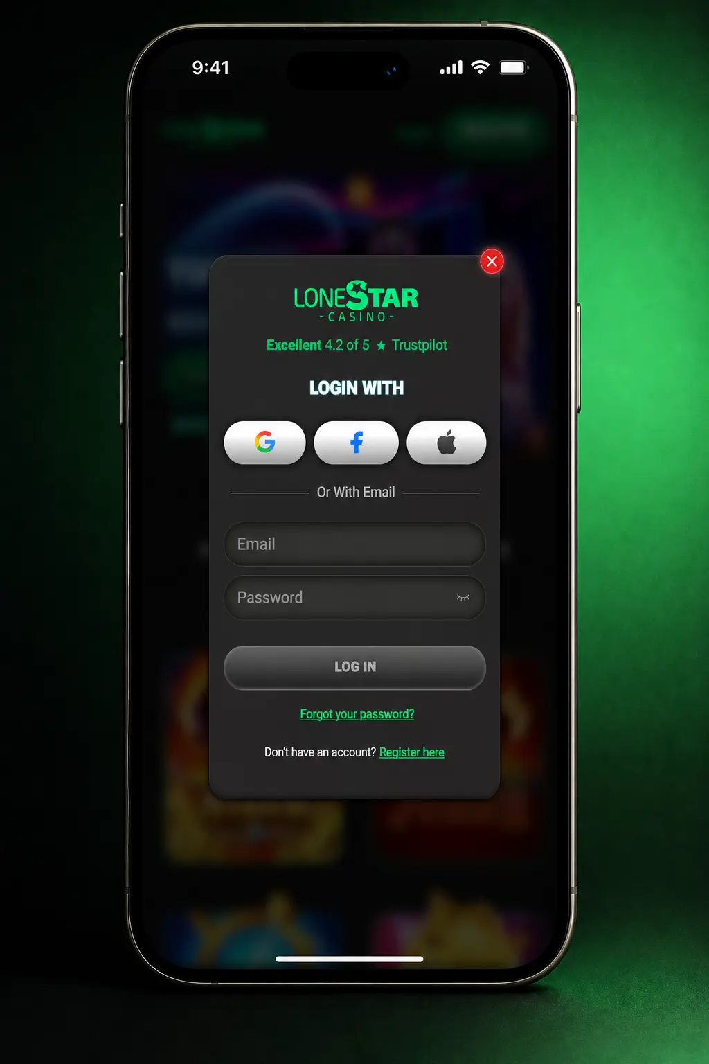 Getting Started with Lonestar (AM) Slots - Step 1