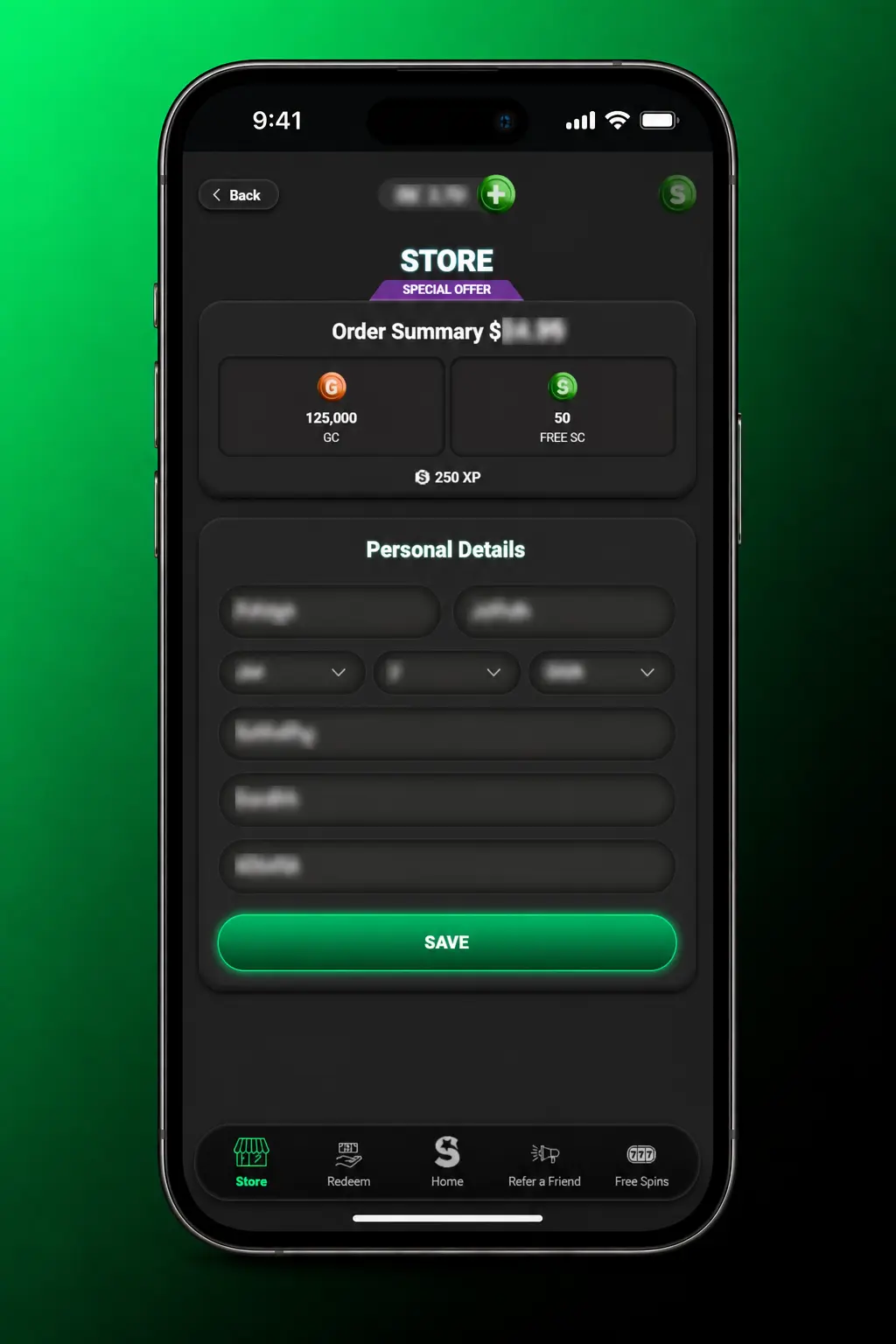 Deposit Instructions at Lonestar (AM) for United States Users - Step 4